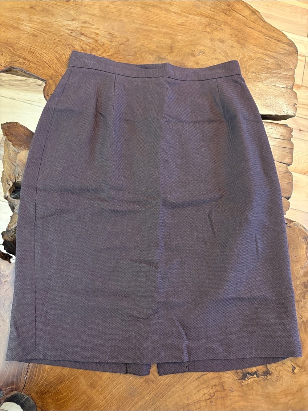 J. Crew Brown Textured Pencil Skirt